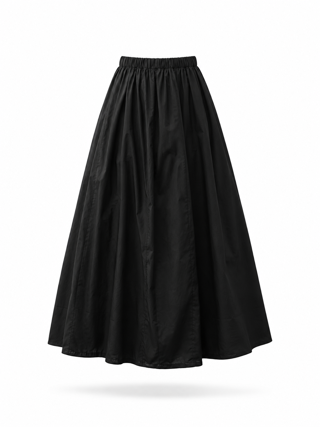 Summer Maxi Skirt In Black