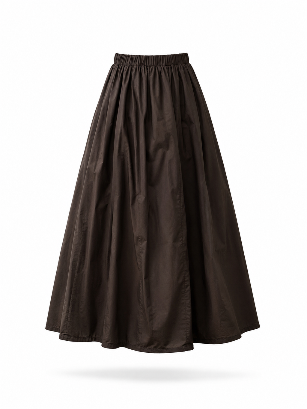 Summer Maxi Skirt In Brown
