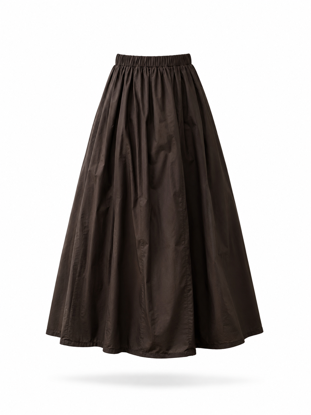 Summer Maxi Skirt In Brown
