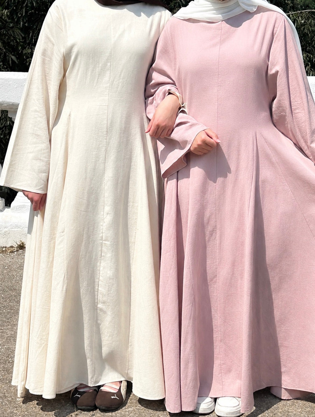 Long Sleeve Tie Maxi Dress In Cream